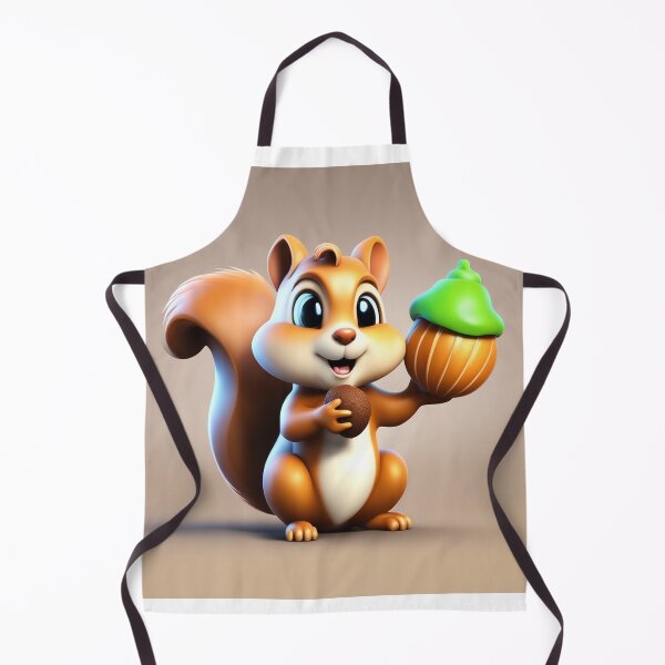 Item preview, Cute Squirrel Eating Acorn Cartoon Vector Icon Illustration designed and sold by hjian8219.