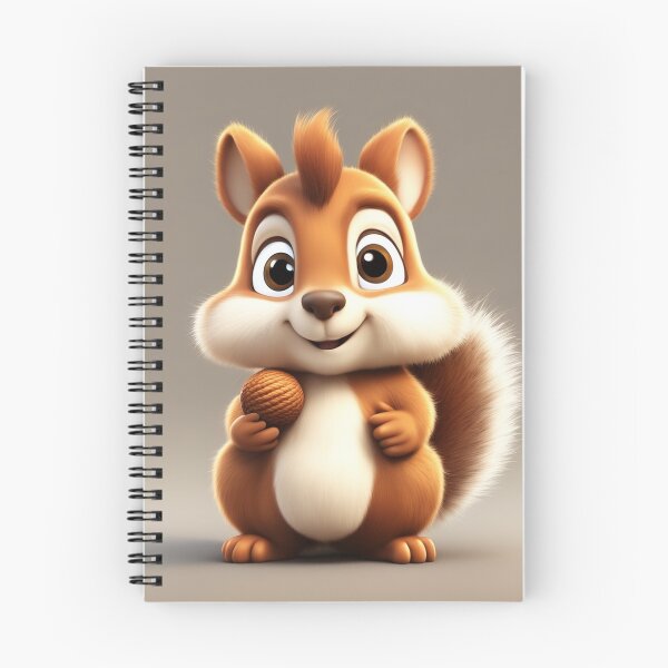 Item preview, Cute Squirrel Eating Acorn Cartoon Vector Icon Illustration designed and sold by hjian8219.