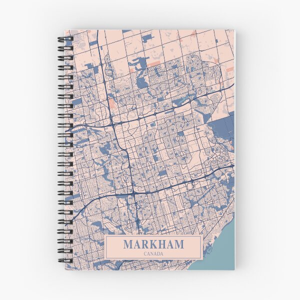 Item preview, Markham City Map designed and sold by Peek-Designs.