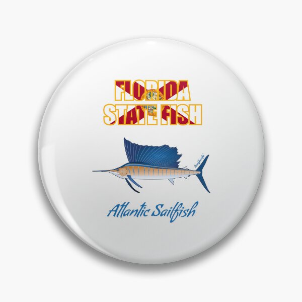 Item preview, Florida State Saltwater Fish - Atlantic Sailfish T-Shirt designed and sold by KaplanCrypto.