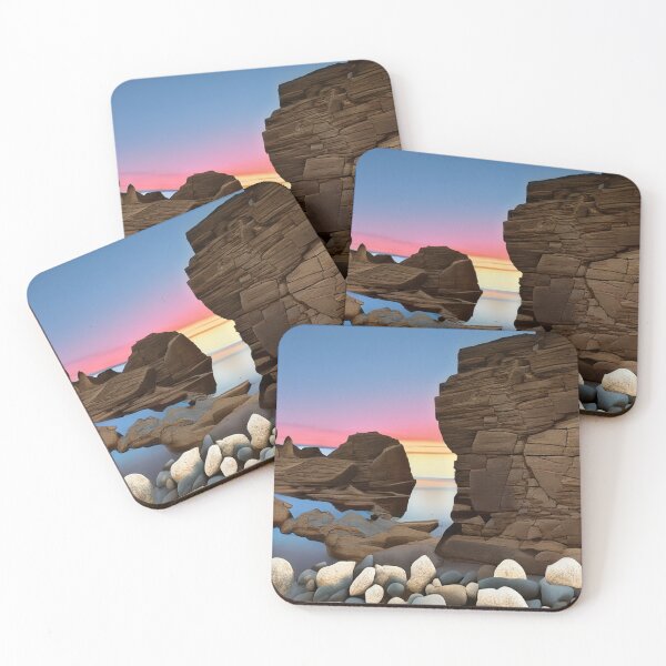 Item preview, Sunset sky at Cornwall beach designed and sold by Hazzyhero.