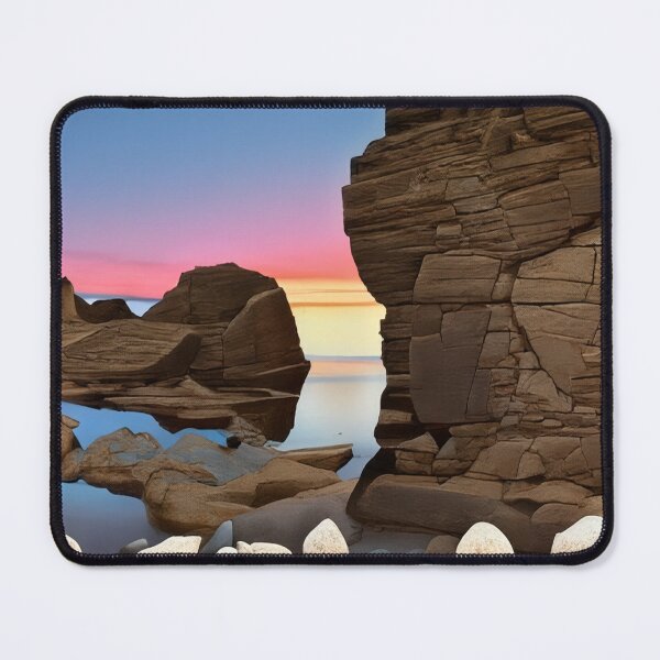 Item preview, Sunset sky at Cornwall beach designed and sold by Hazzyhero.