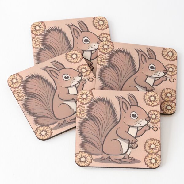 Item preview, Cute Squirrel Jumping Cartoon Vector Icon Illustration designed and sold by hjian8219.