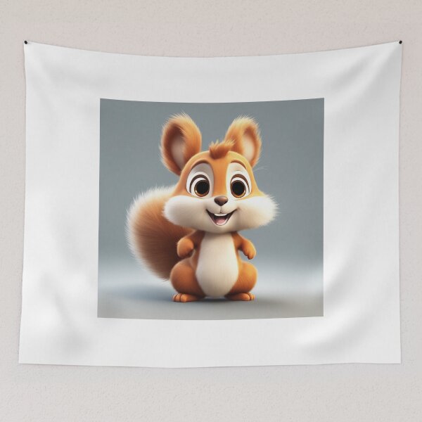 Item preview, Cute Squirrel Jumping Cartoon Vector Icon Illustration designed and sold by hjian8219.