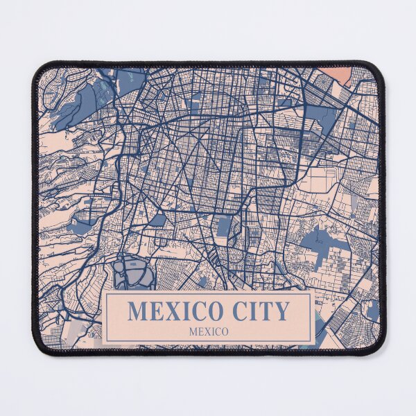 Item preview, Mexico City City Map designed and sold by Peek-Designs.