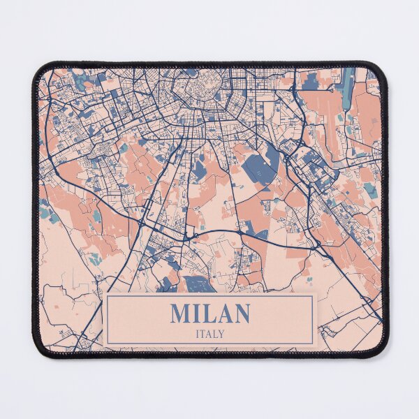 Item preview, Milan City Map designed and sold by Peek-Designs.