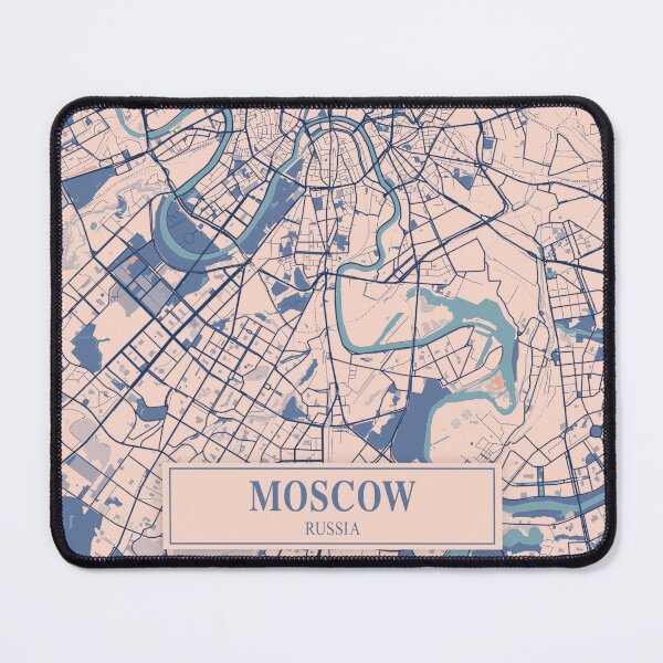 Item preview, Moscow City Map designed and sold by Peek-Designs.