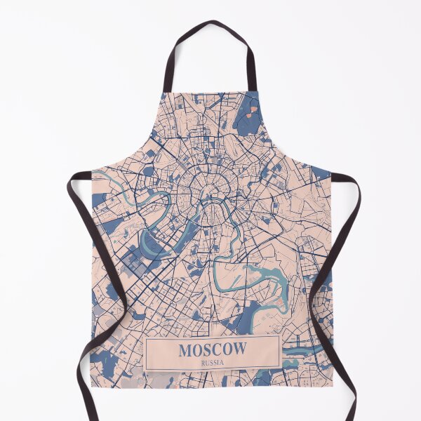Item preview, Moscow City Map designed and sold by Peek-Designs.