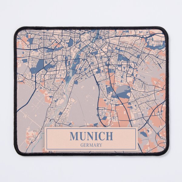 Item preview, Munich City Map designed and sold by Peek-Designs.