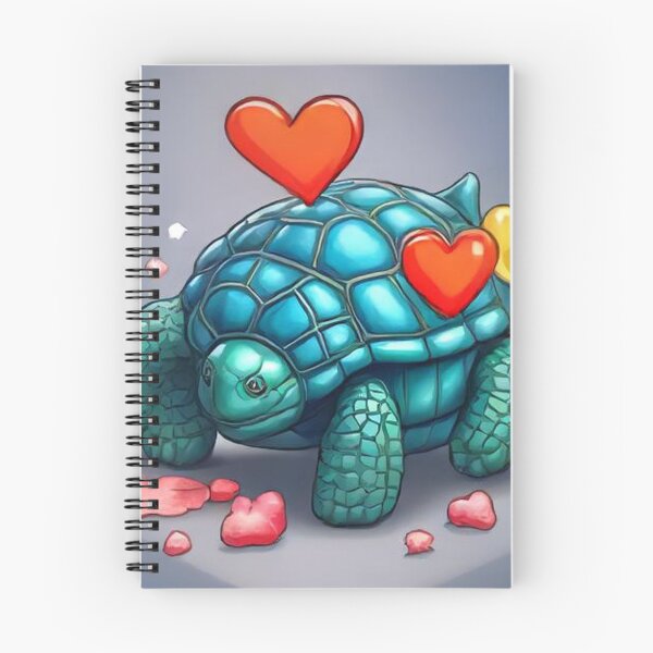 Item preview, Cute Turtle with Love Heart Cartoon Vector Icon Illustration designed and sold by hjian8219.