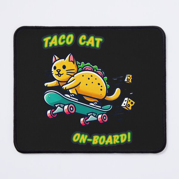Item preview, Skateboarding Taco Cat - Meme Madness designed and sold by TeddVentures.