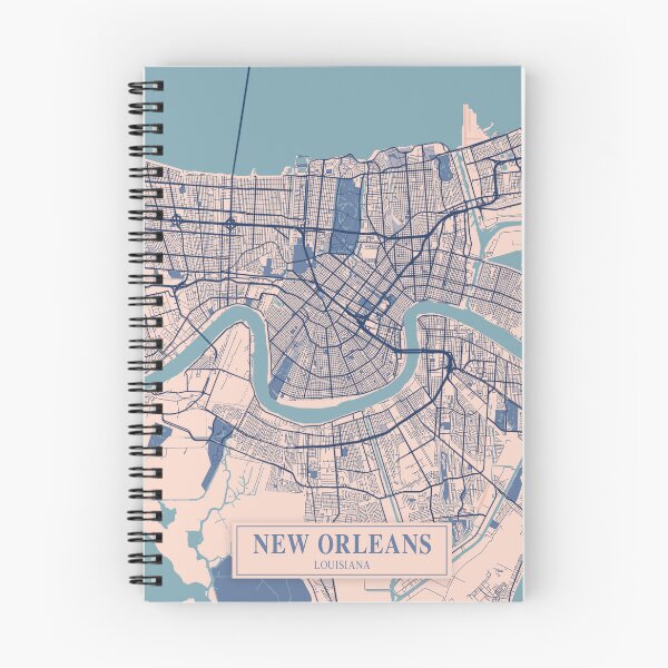 Item preview, New Orleans City Map designed and sold by Peek-Designs.