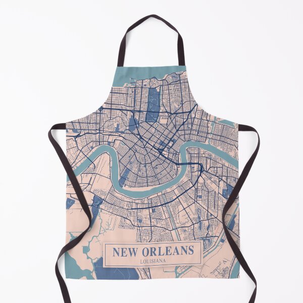 Item preview, New Orleans City Map designed and sold by Peek-Designs.