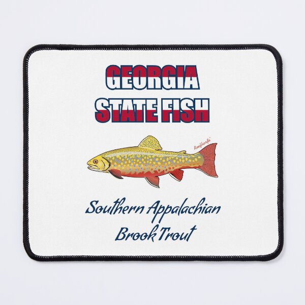 Item preview, Georgia State Cold Water Game Fish - Southern Appalachian Brook Trout T-Shirt designed and sold by KaplanCrypto.