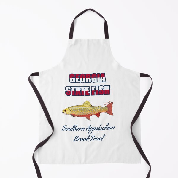 Item preview, Georgia State Cold Water Game Fish - Southern Appalachian Brook Trout T-Shirt designed and sold by KaplanCrypto.