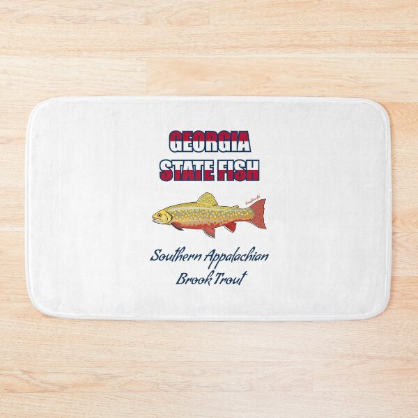 Item preview, Georgia State Cold Water Game Fish - Southern Appalachian Brook Trout T-Shirt designed and sold by KaplanCrypto.