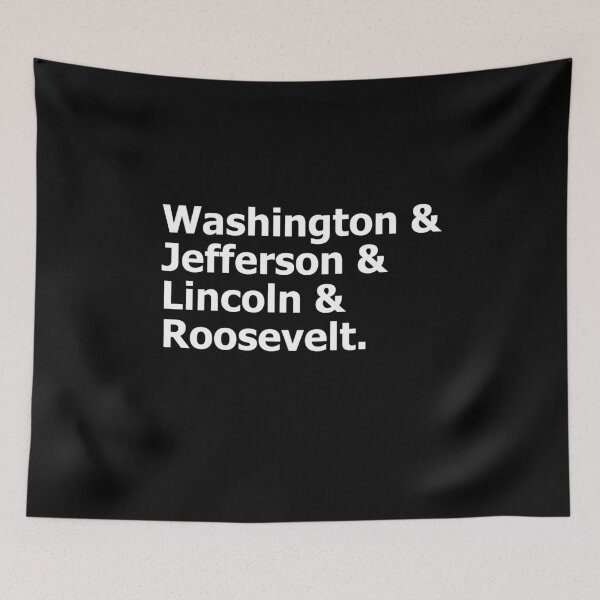 Item preview, Mount Rushmore Washington Jefferson Lincoln Roosevelt  designed and sold by The Junto Shop.