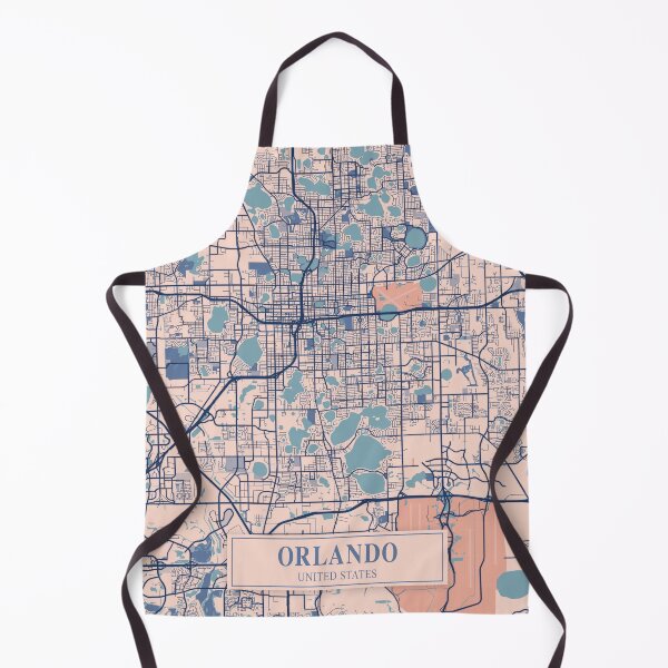 Item preview, Orlando City Map designed and sold by Peek-Designs.