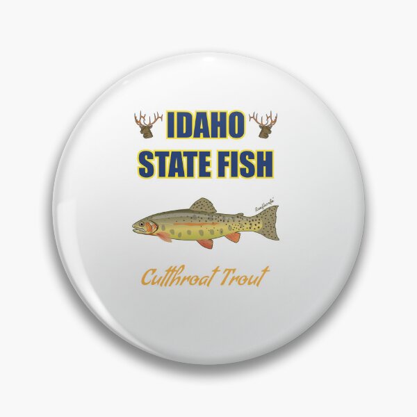Artikelvorschau, Idaho State Fish - Cutthroat-Forelle T-Shirt entworfen und verkauft von KaplanCrypto.