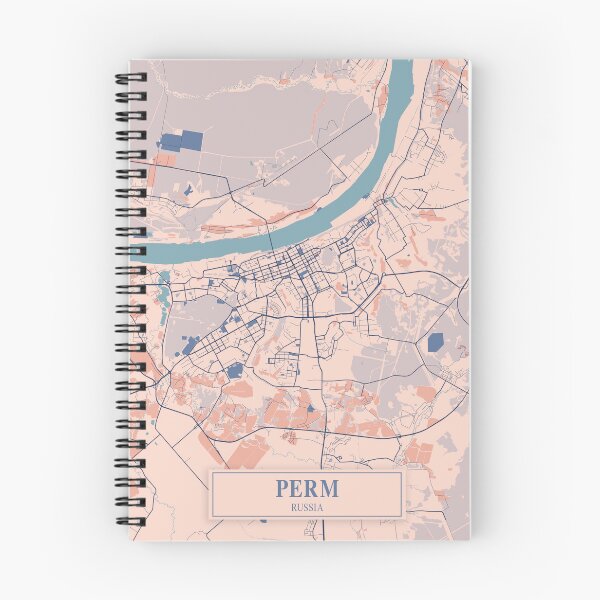 Item preview, Perm City Map designed and sold by Peek-Designs.