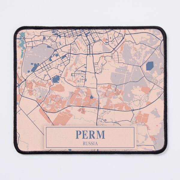 Item preview, Perm City Map designed and sold by Peek-Designs.