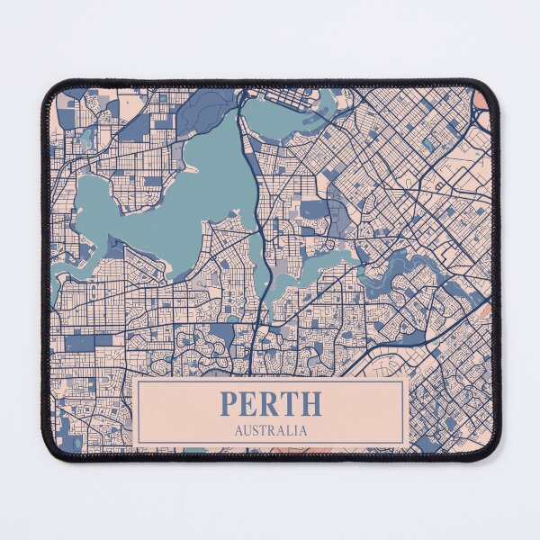 Item preview, Perth City Map designed and sold by Peek-Designs.