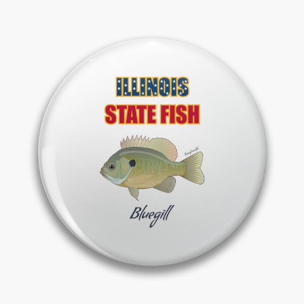 Item preview, Illinois State Fish - Bluegill T-Shirt designed and sold by KaplanCrypto.