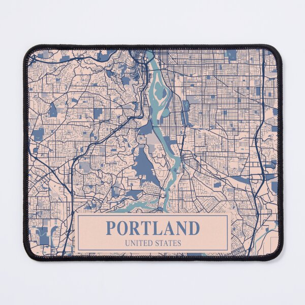 Item preview, Portland City Map designed and sold by Peek-Designs.