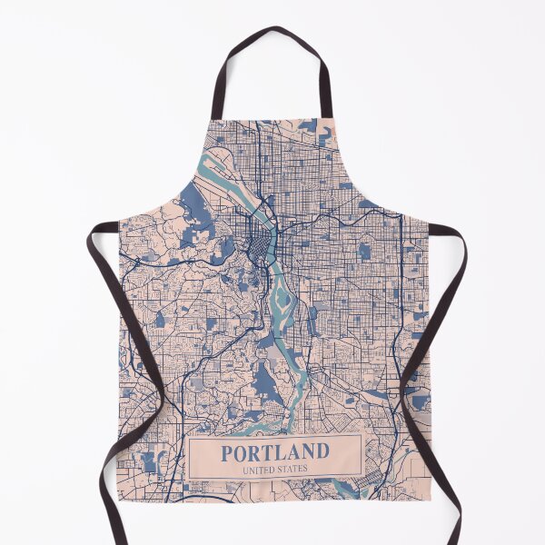 Item preview, Portland City Map designed and sold by Peek-Designs.