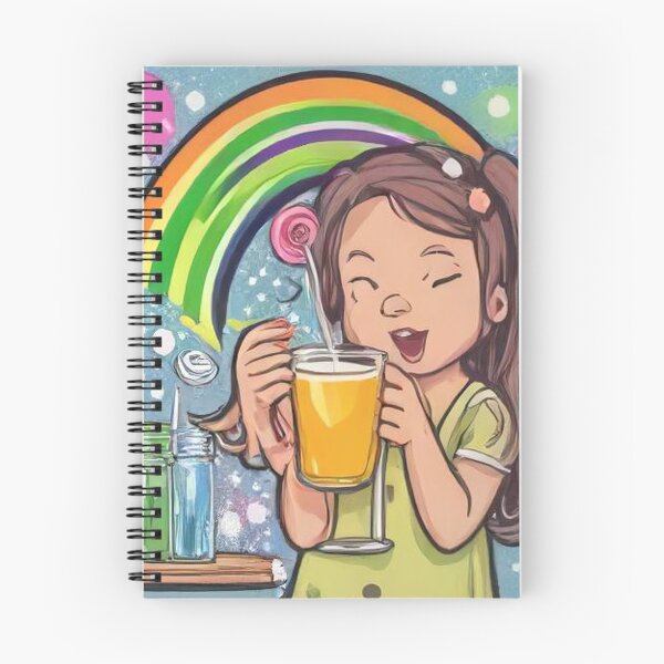 Item preview, Cute Brain with Rainbow Juice Cartoon Vector Icon Illustration designed and sold by hjian8219.