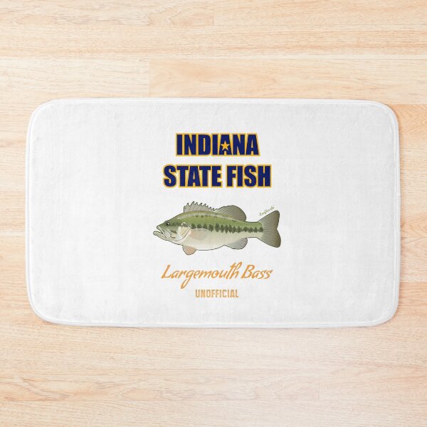 Item preview, Indiana Unofficial State Fish - Largemouth Bass T-Shirt designed and sold by KaplanCrypto.