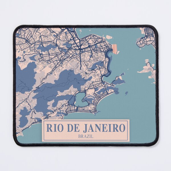 Item preview, Rio De Janeiro City Map designed and sold by Peek-Designs.