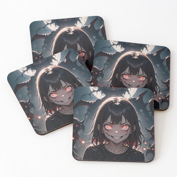 Item preview, New Monster cute anime girl with monsters portrait art designed and sold by TheArtistOf2022.