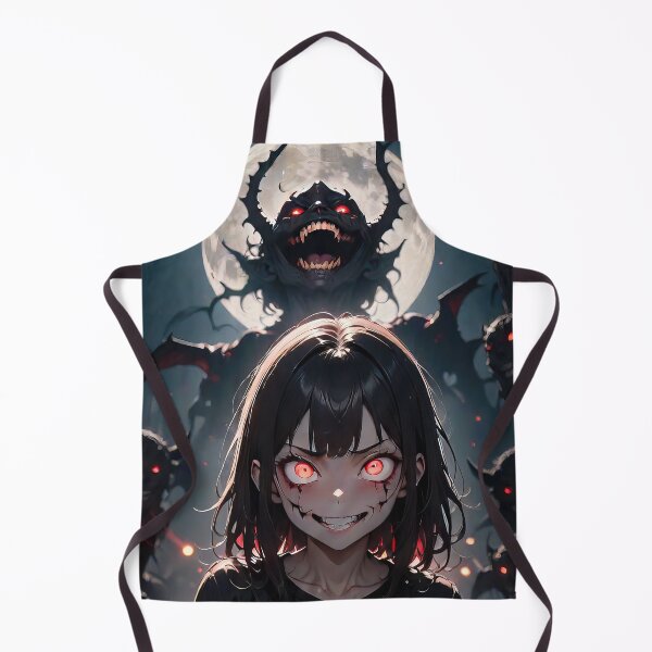 Item preview, New Monster cute anime girl with monsters portrait art designed and sold by TheArtistOf2022.