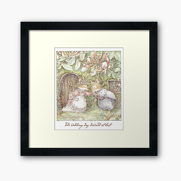 The Wedding Day Dawned At Last Framed Art Print