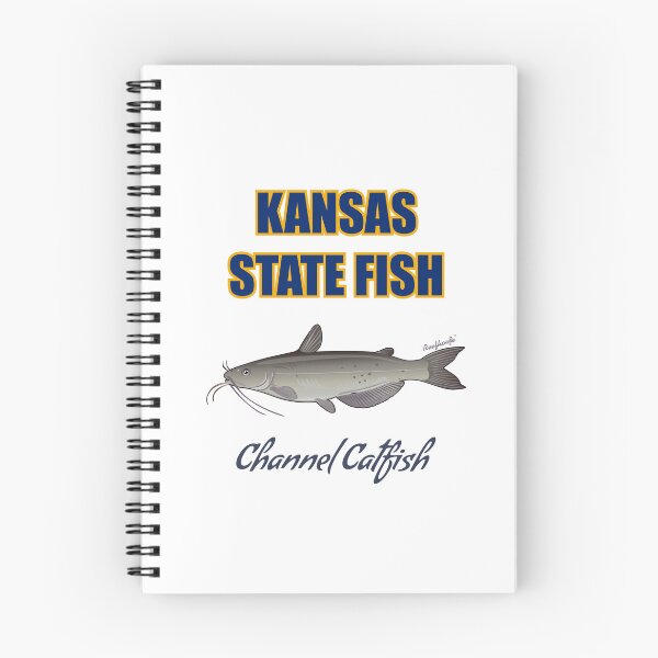 Item preview, Kansas State Fish - Channel Catfish T-Shirt designed and sold by KaplanCrypto.