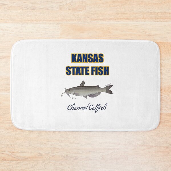 Item preview, Kansas State Fish - Channel Catfish T-Shirt designed and sold by KaplanCrypto.