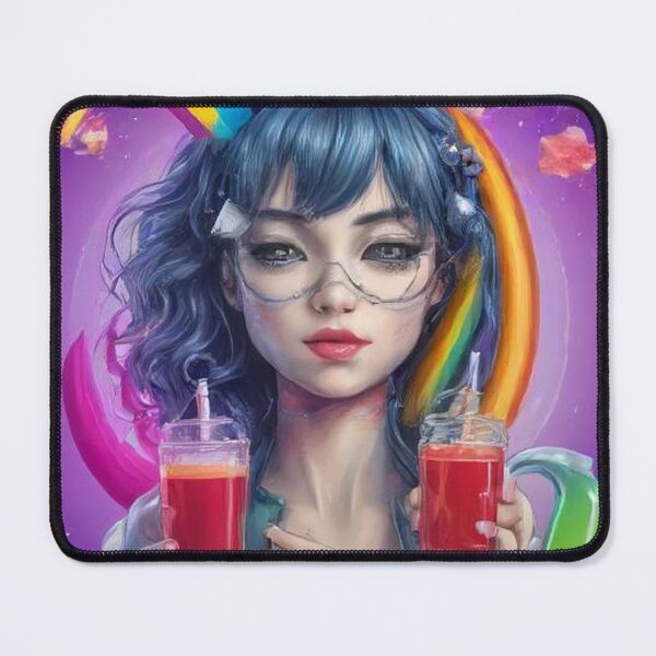 Item preview, Cute Brain with Rainbow Juice Cartoon Vector Icon Illustration designed and sold by hjian8219.