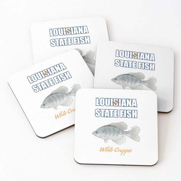 Item preview, Louisiana State Freshwater Fish - White Crappie T-Shirt designed and sold by KaplanCrypto.