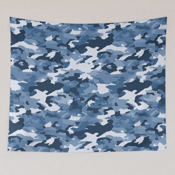 Item preview, Blue & White Camo II | Seamless designed and sold by Unrooted.