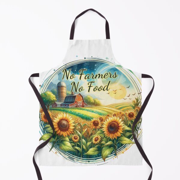 Item preview, No Farmers No Food No Future Sunflower Field designed and sold by heartsake.