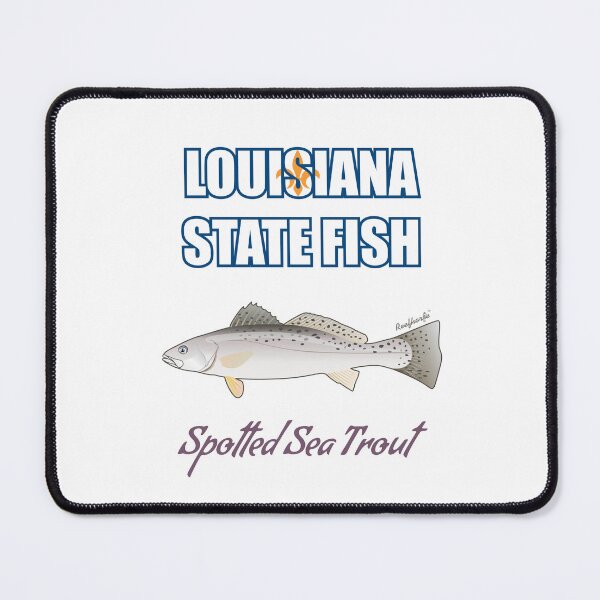 Item preview, Louisiana State Saltwater Fish - Spotted Sea Trout T-Shirt designed and sold by KaplanCrypto.