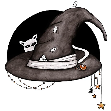 Artwork thumbnail, witch hat by J sora
