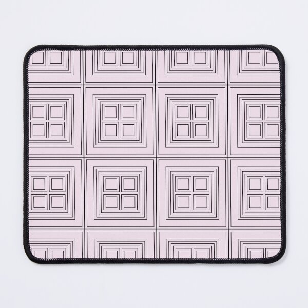 Item preview, Concentric Squares in Pink & Black designed and sold by StudioInTheBack.