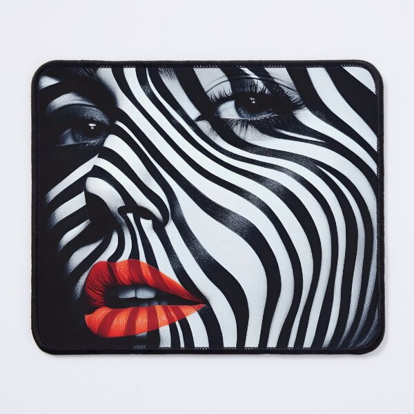 Item preview, Psychedelic Rave Art womans face print designed and sold by dcrc.
