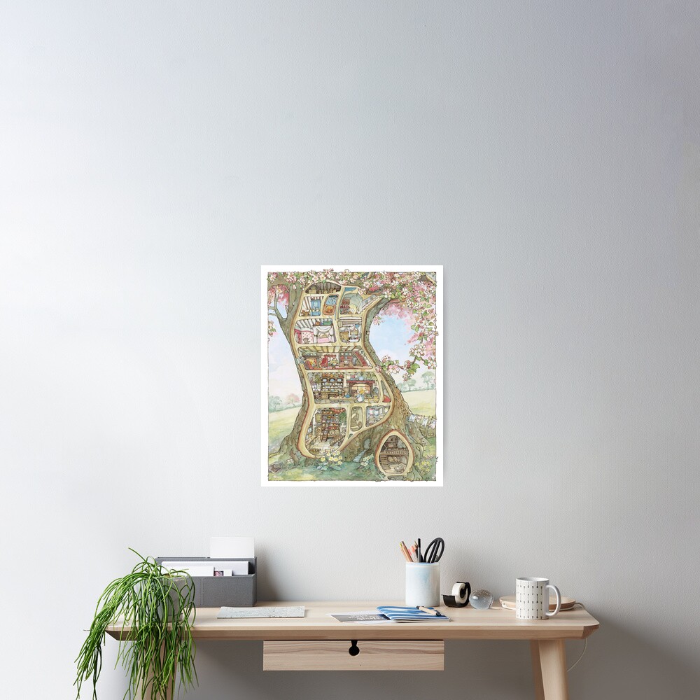 Crabapple Cottage Poster