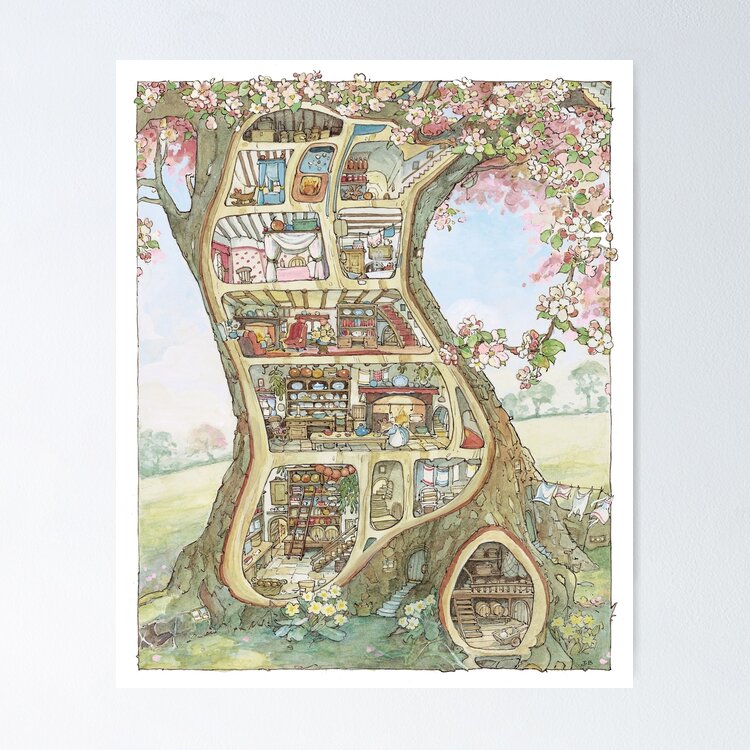 Crabapple Cottage Art Print by Brambly Hedge - Fine Art America