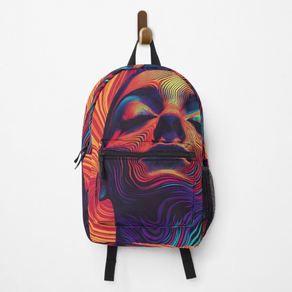 Item preview, Copy of Psychedelic Rave Art womans face print designed and sold by dcrc.