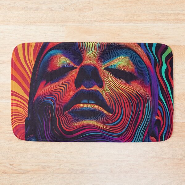 Artikelvorschau, Kopie des Psychedelic Rave Art Frauengesichtsdrucks entworfen und verkauft von dcrc.