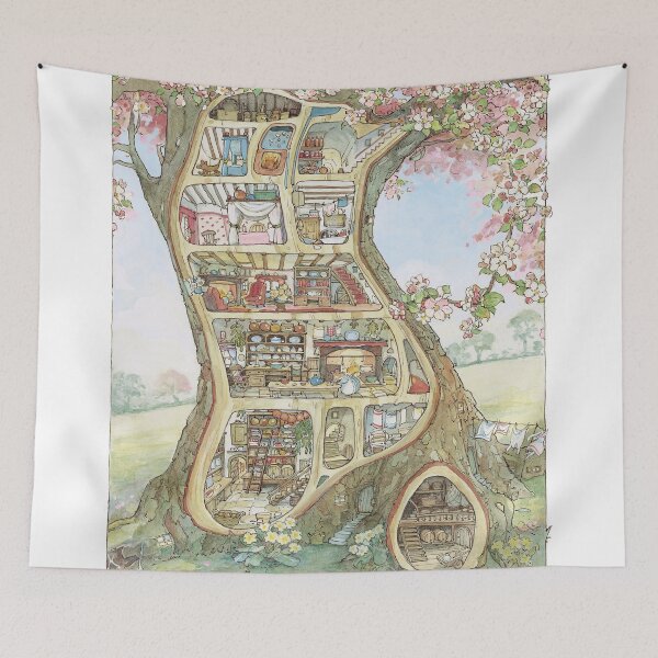 Item preview, Cabaña de manzano silvestre designed and sold by BramblyHedge.